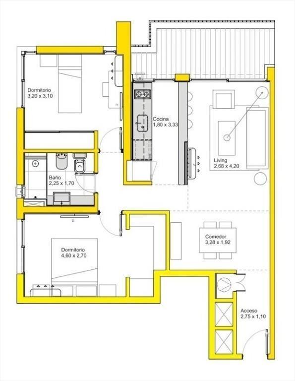 Apartamento en venta en Malvin de dos Dormitorios CON RENTA