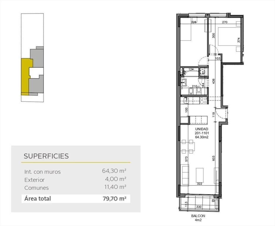 Venta Apartamento 2 Dormitorios en La Blanqueada