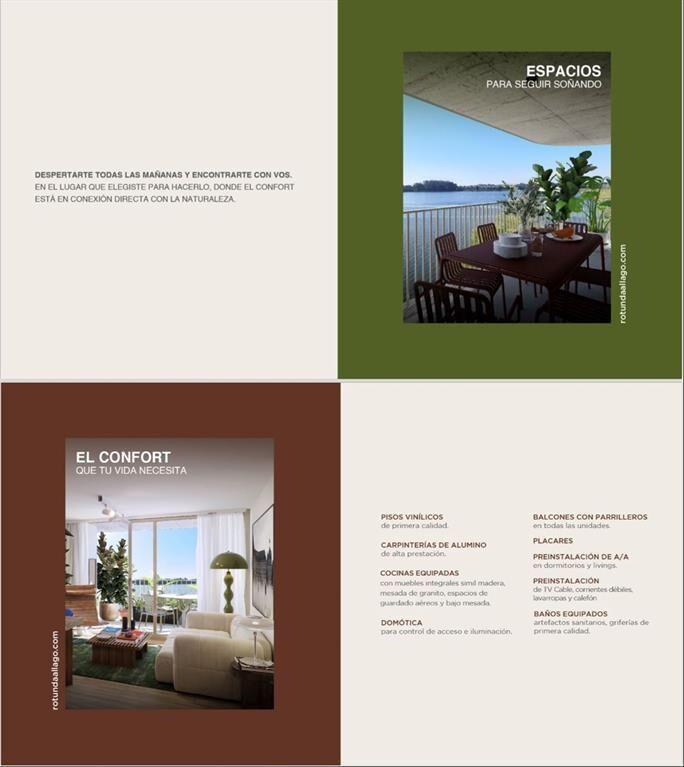 PROMOCION LANZAMIENTO ROTUNDA AL LAGO 2 dormitorios