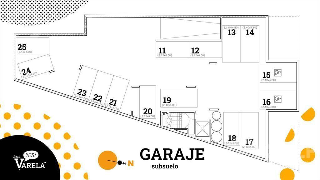 Venta de apartamento 1 dormitorio con terraza en Pocitos