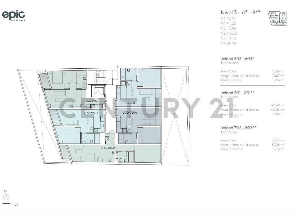 Viví o invertí en Cordón Sur-Apartamento 1D Frente-terraz...