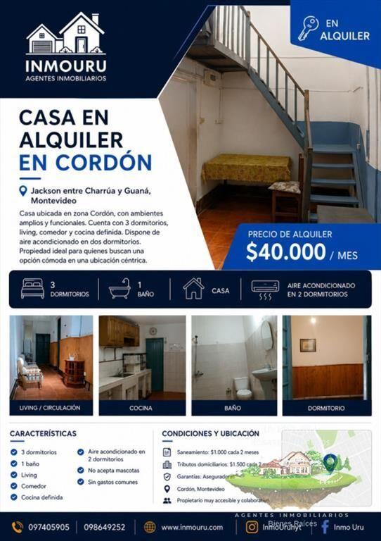 Alquiler de Casa en Cordón