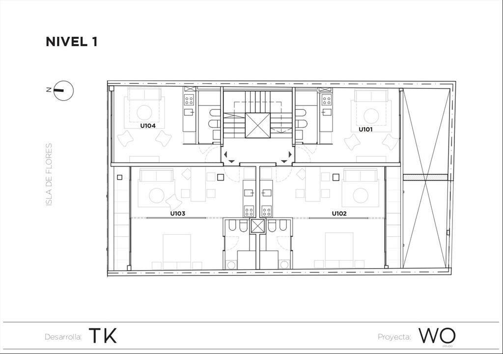 VENTA APTO ESTRENAR 1 DORMITORIO PALERMO C/ PARRILLERO