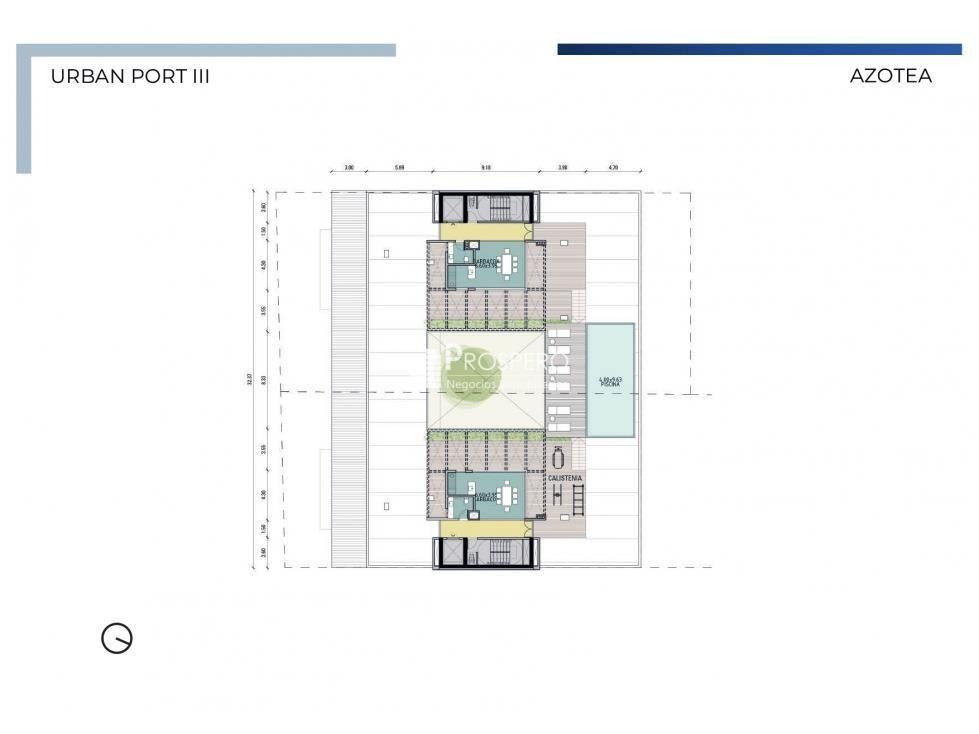 VA1922 venta apto 1 dorm  URBAN PORT III BUCEO