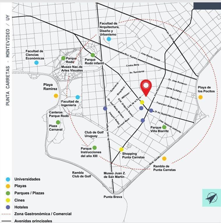 Uy Solano Venta 1 dormitorio en Punta Carretas