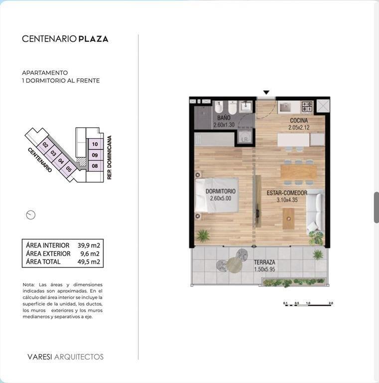 apartamento La Blanqueada Proyecto