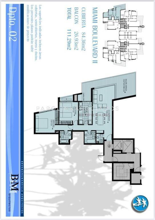 Apartamento en venta de 2 dormitorios en Miami