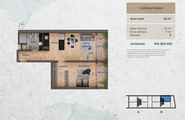 venta Apartamento 1 Dormitorio en Pocitos nuevo