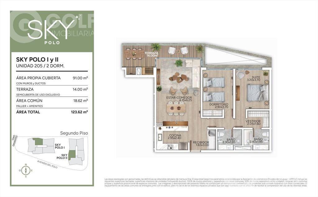 Venta de apartamento en POLO