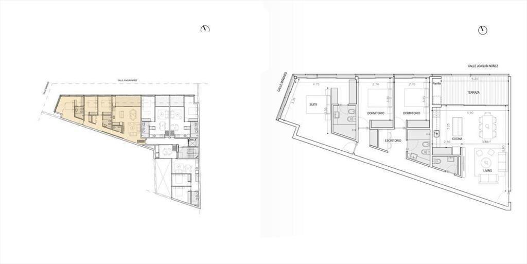Venta apartamento tres dormitorios en Punta Carretas - 203