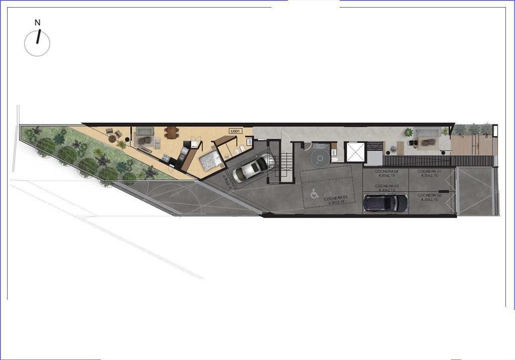 Apartamento monoambiente en venta en Pocitos Nuevo - 101