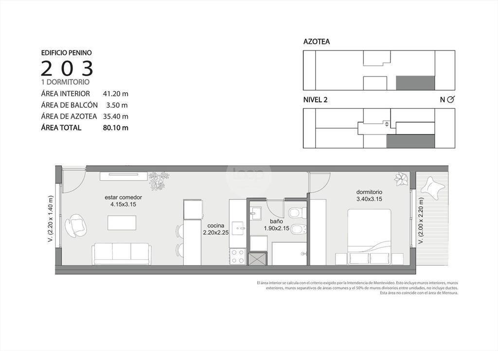 Venta Apartamento 1 Dormitorio, Unión