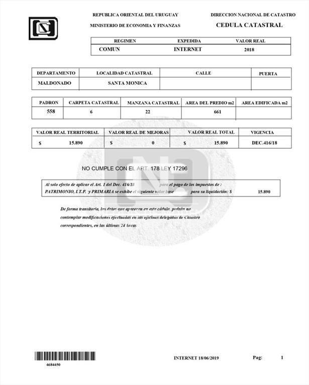 Terreno en venta proximo al mar en Santa Monica