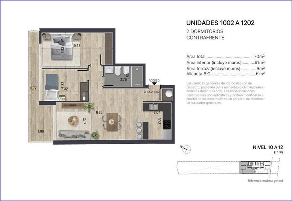 Apartamento de dos dormitorios en venta en Parque Batlle -