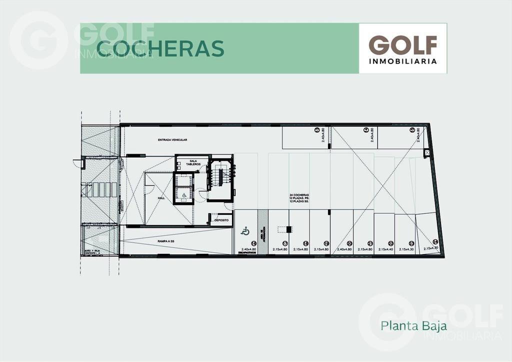 Venta apartamento de 2 dormitorios con terraza en Parque Ba