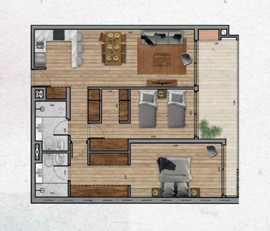 VENTA Apartamento de 2 dormitorios PUNTA CARRETAS