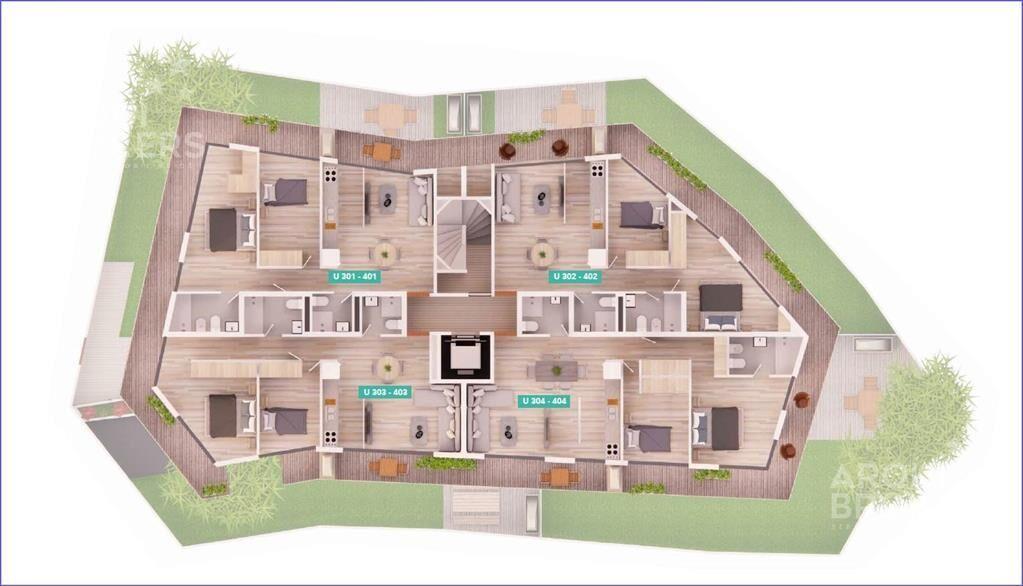 Apartamento de dos dormitorios en venta en Parque Rodó - 30