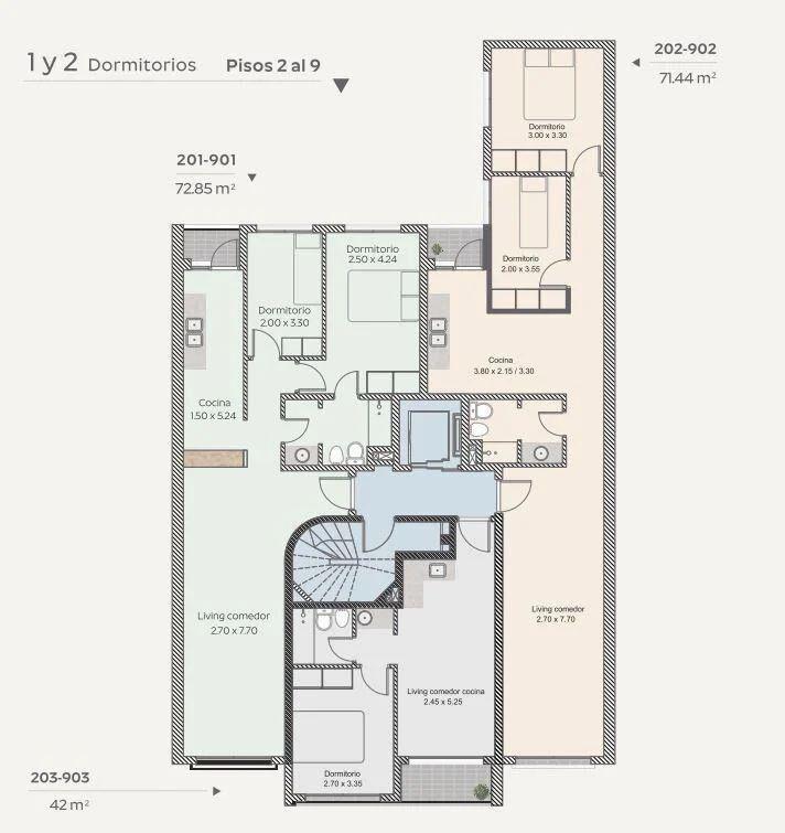 Apartamento en venta CON RENTA de 1 dormitorio cochera o...