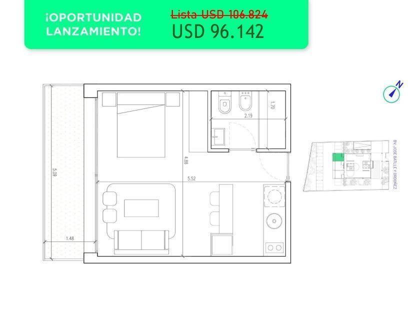 Gran oportunidad !! Br Batlle y Ordóñez y Cardinal. Edifici