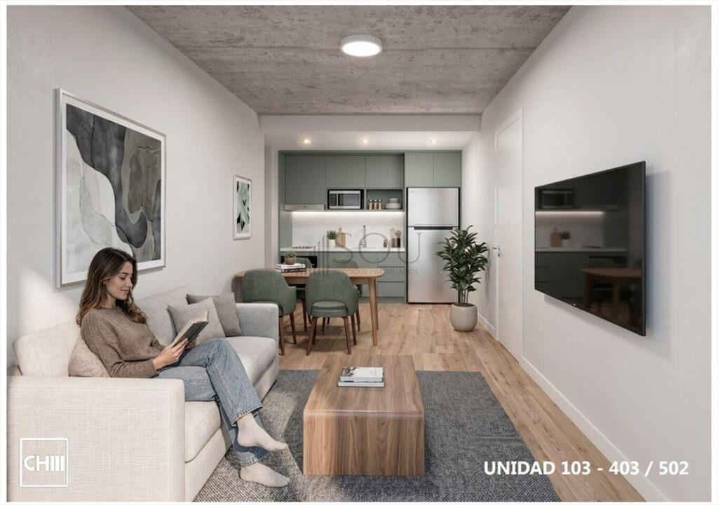 Venta Apartamento 1 dormitorio con balcón en Pocitos