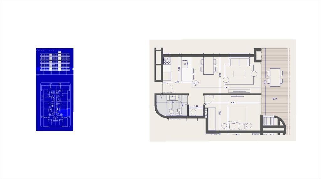 Apartamento de un dormitorio en venta en Ciudad de la Costa