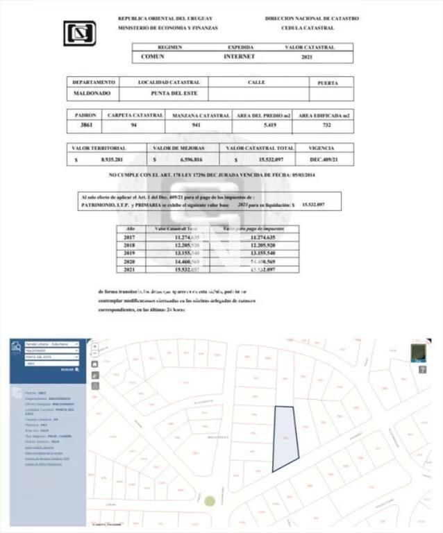 Espectacular terreno en la zona más solicitada.