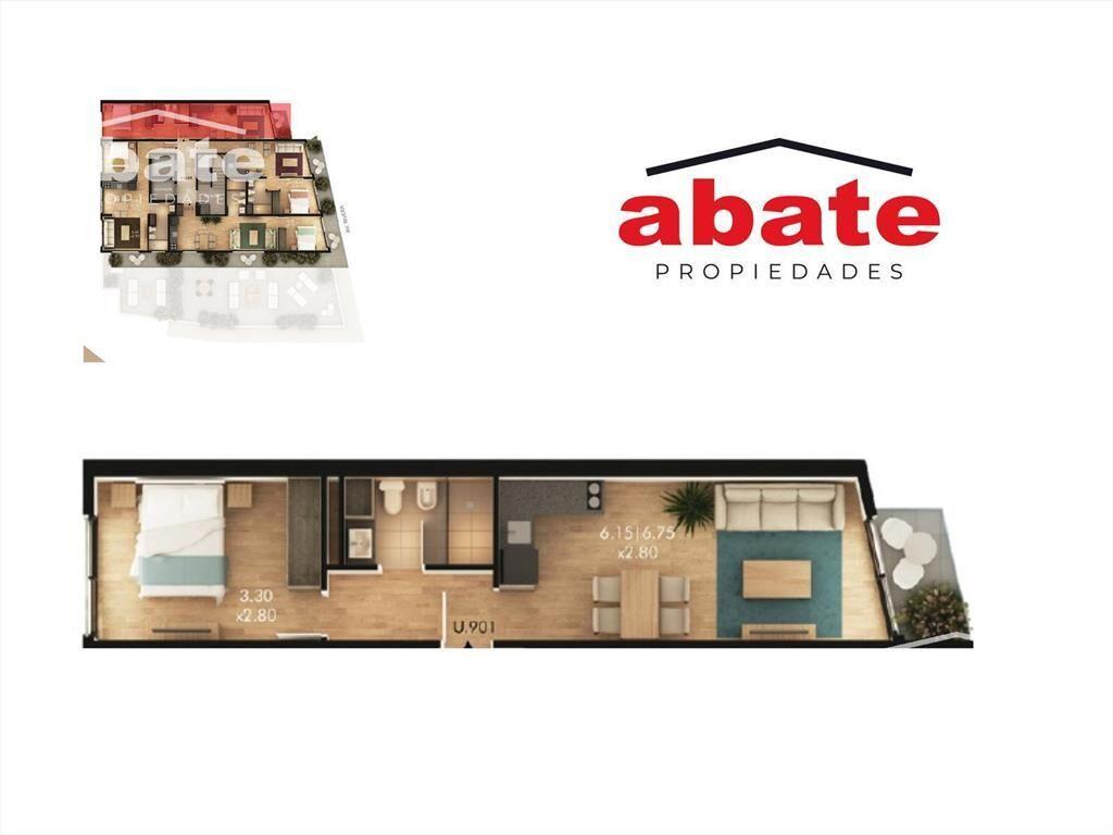 Venta apartamento 1 dormitorio en Buceo con gran terraza en