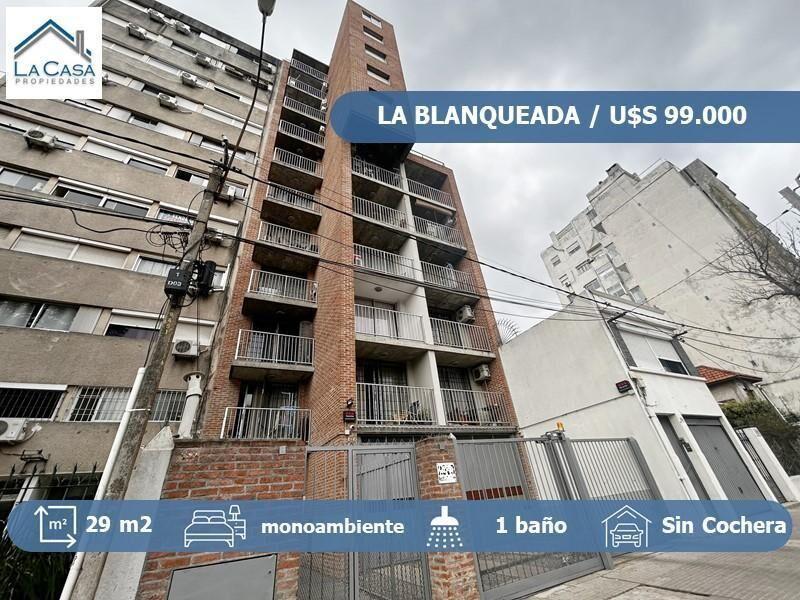 Apartamento monoambiente a la venta en La Blanqueada