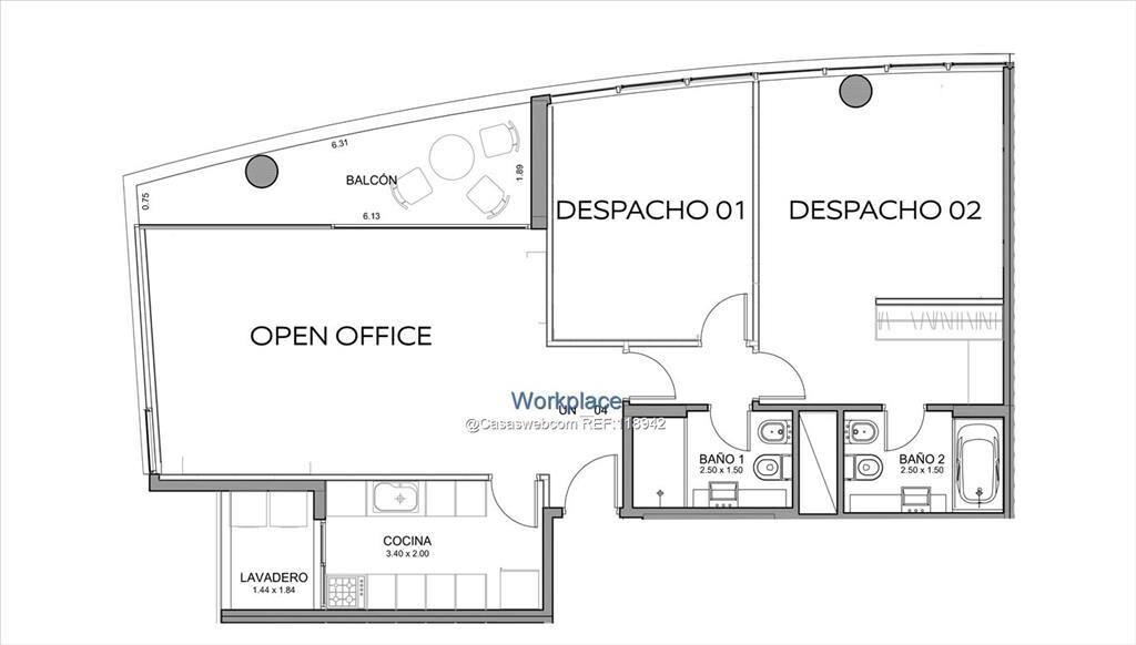 Oficina Avenida de las Américas Alquiler / Venta