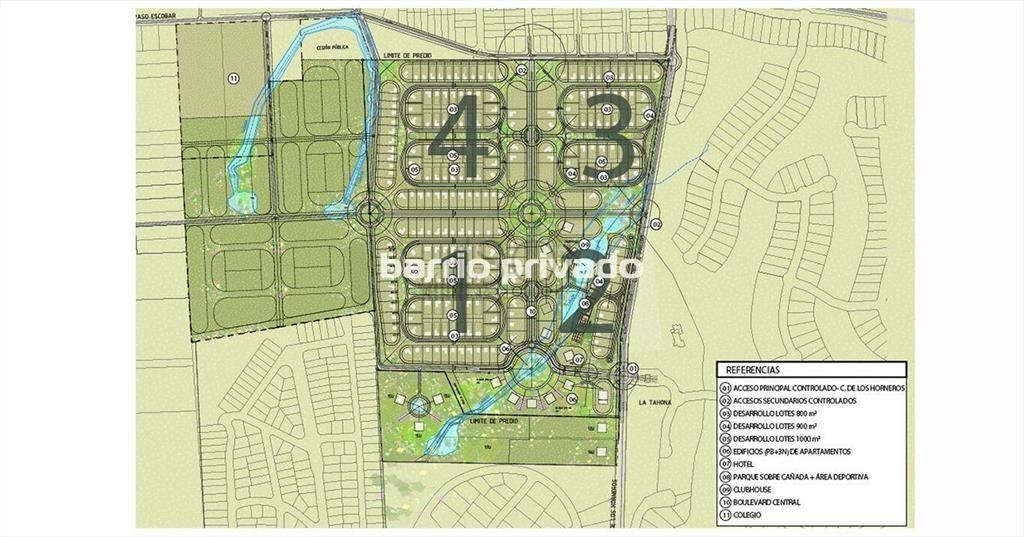 Venta De Terreno En Barrio Privado Los Olivos De Los Horner