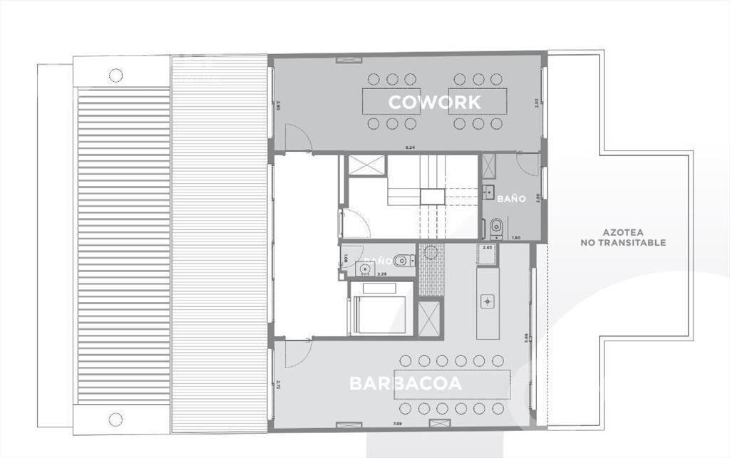 Venta de apartamento de 1 dormitorio en Centro
