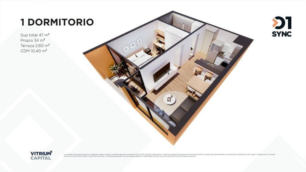 Venta de Apartamento en 01 SYNC Centro...