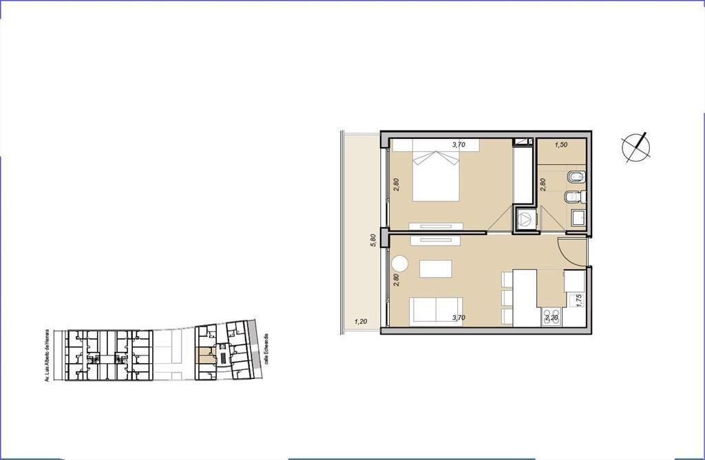 Apartamento de un dormitorio en venta en La Blanqueada - 20