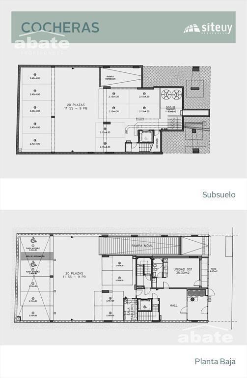 Venta apartamento 1 Dormitorio en Cordón