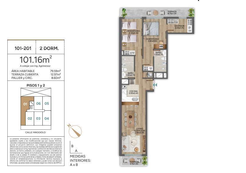 Alquiler Apartamento - Parque Rodó DELREY PROPIEDADES