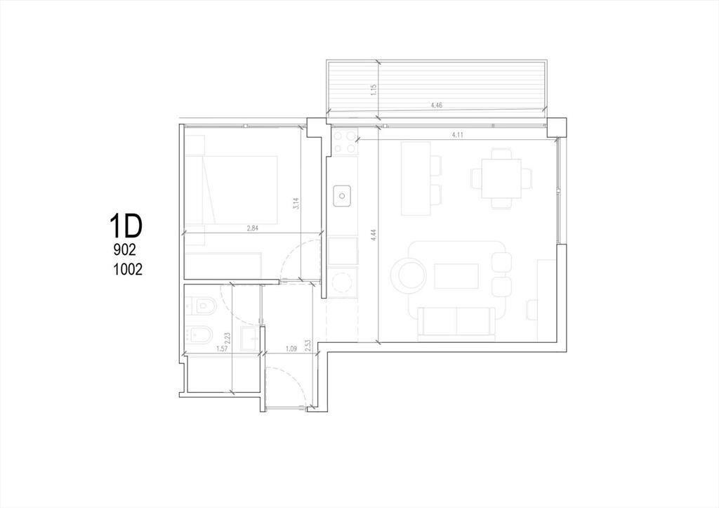 Venta 1 Dormitorio en La Blanqueada