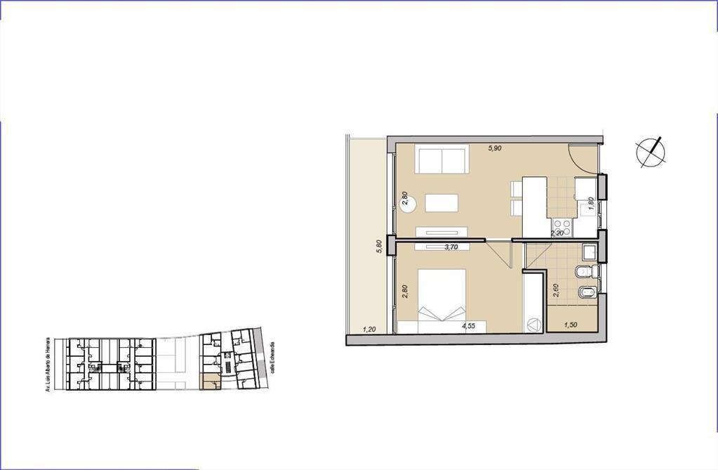 Apartamento de un dormitorio en venta en La Blanqueada - 20