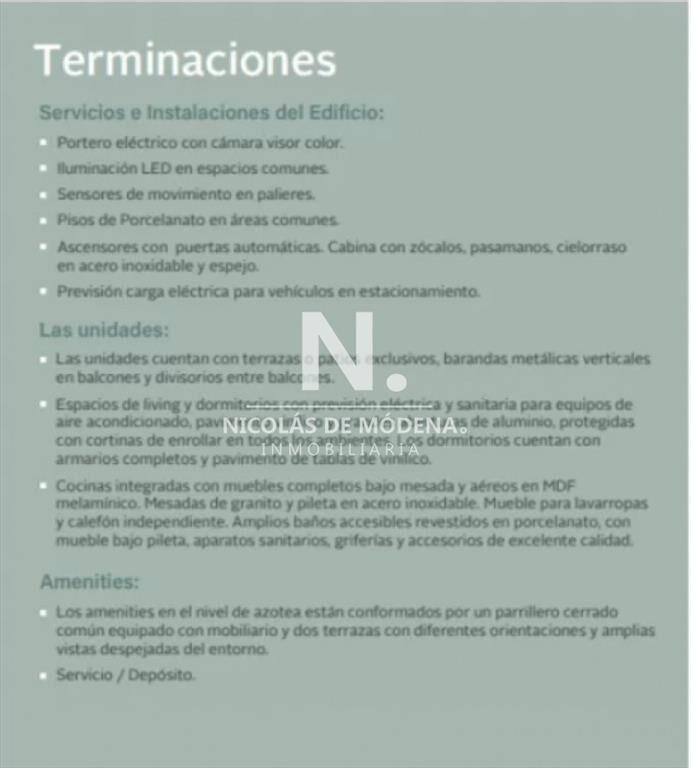 Venta Apartamento de un 1 Dormitorio A Estrenar