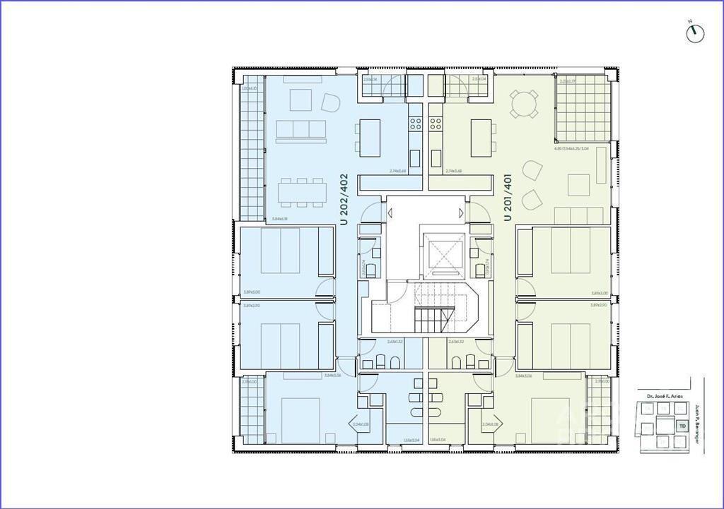 Apartamento de tres dormitorios en venta en Carrasco Norte