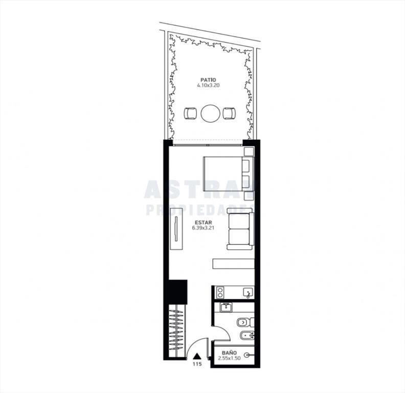 Venta MONOAMBIENTE MALVIN, MONTEVIDEO REF.: 805...