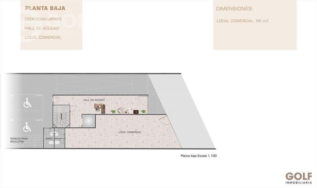 Venta de monoambiente en Punta Carretas