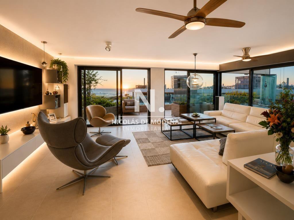 Penthouse con Vista al Mar en Manantiales