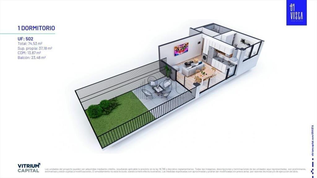 Venta Apartamento 1 dormitorio La Blanqueada