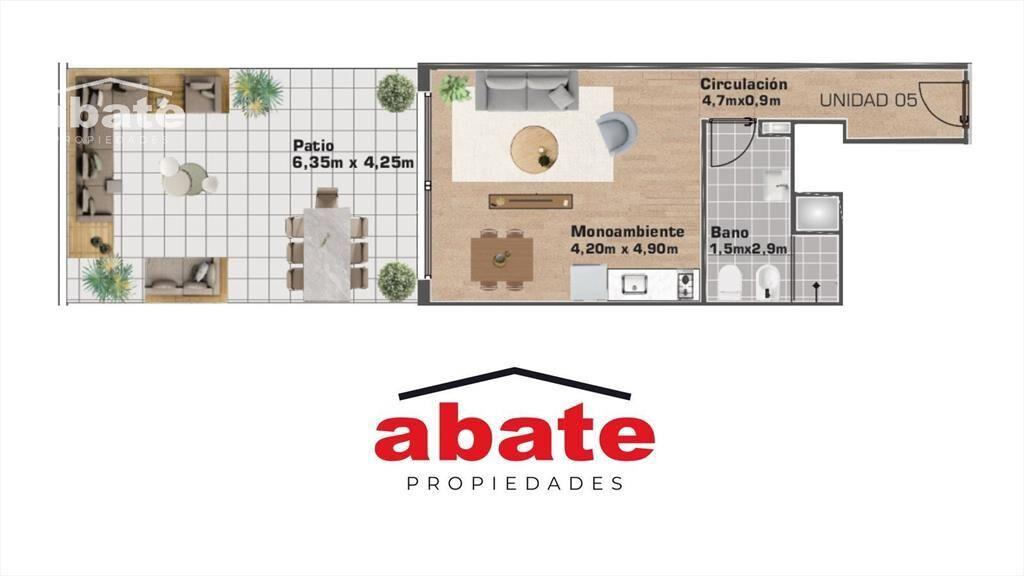 Venta apartamento monoambiente en Punta Carretas