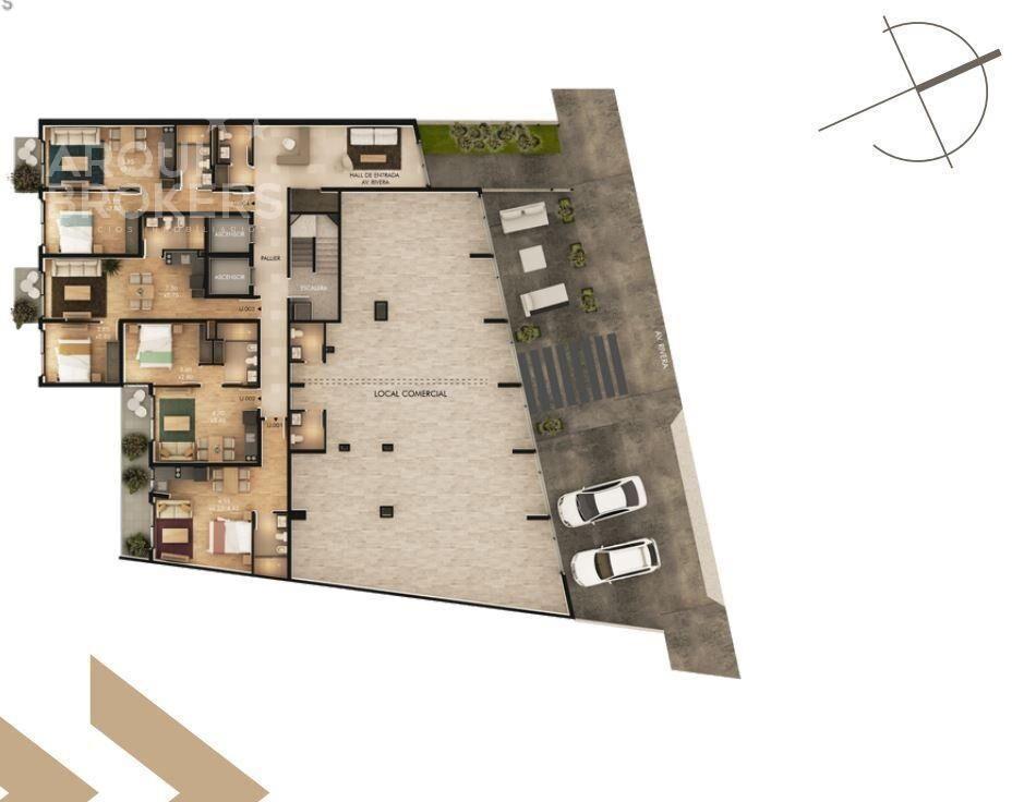 Apartamento de un dormitorio en venta en Buceo - 004