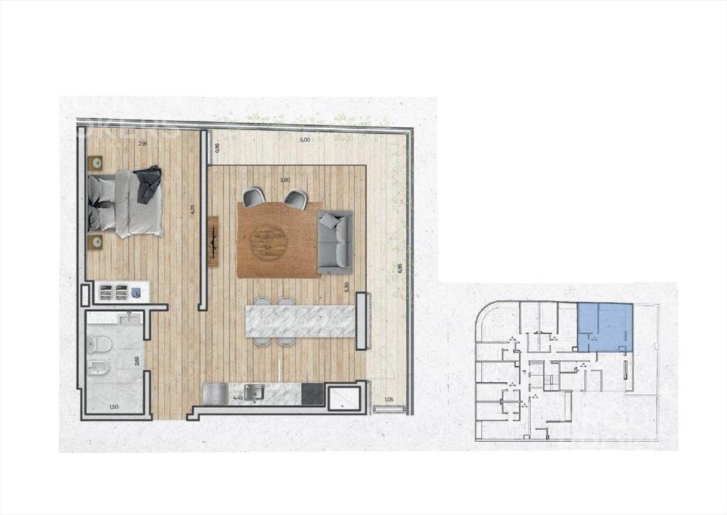 Apartamento de un dormitorio en venta en Pocitos Nuevo - 60