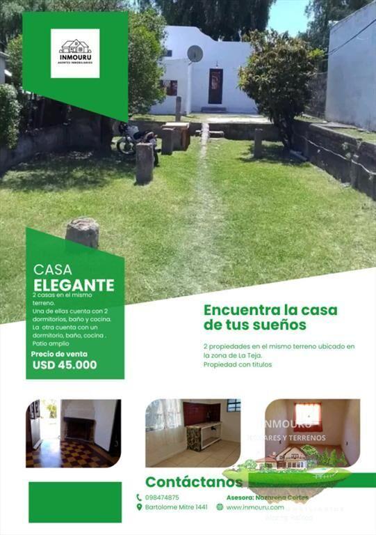 Venta de 2 casas en La Teja