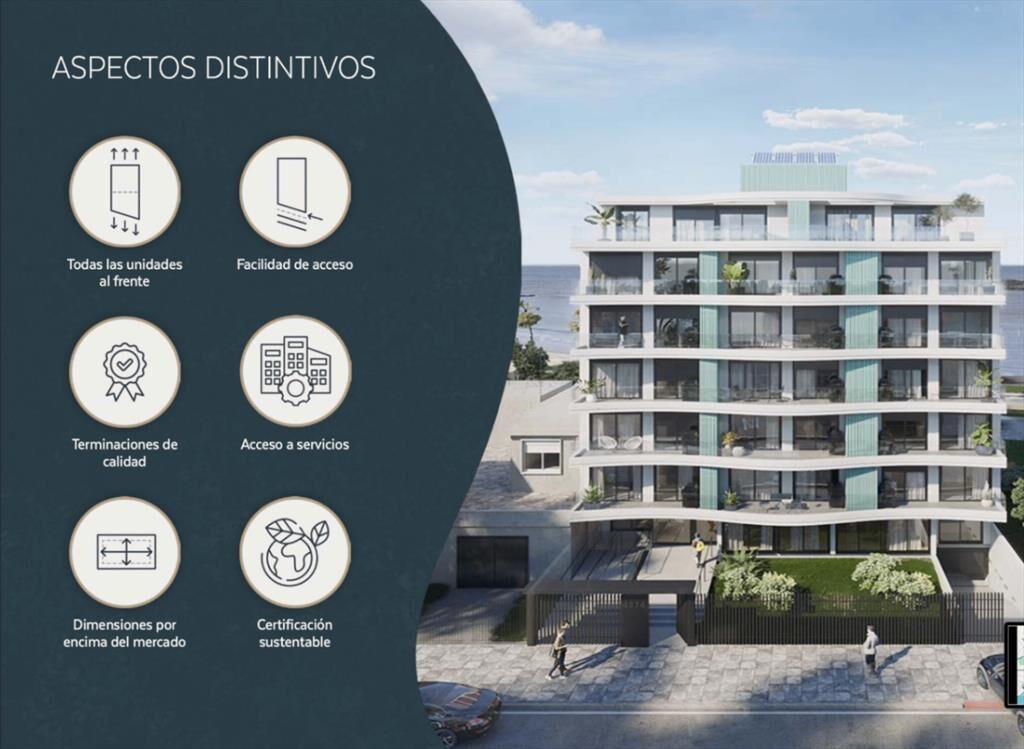 Apartamento en venta frente a rambla de Malvin