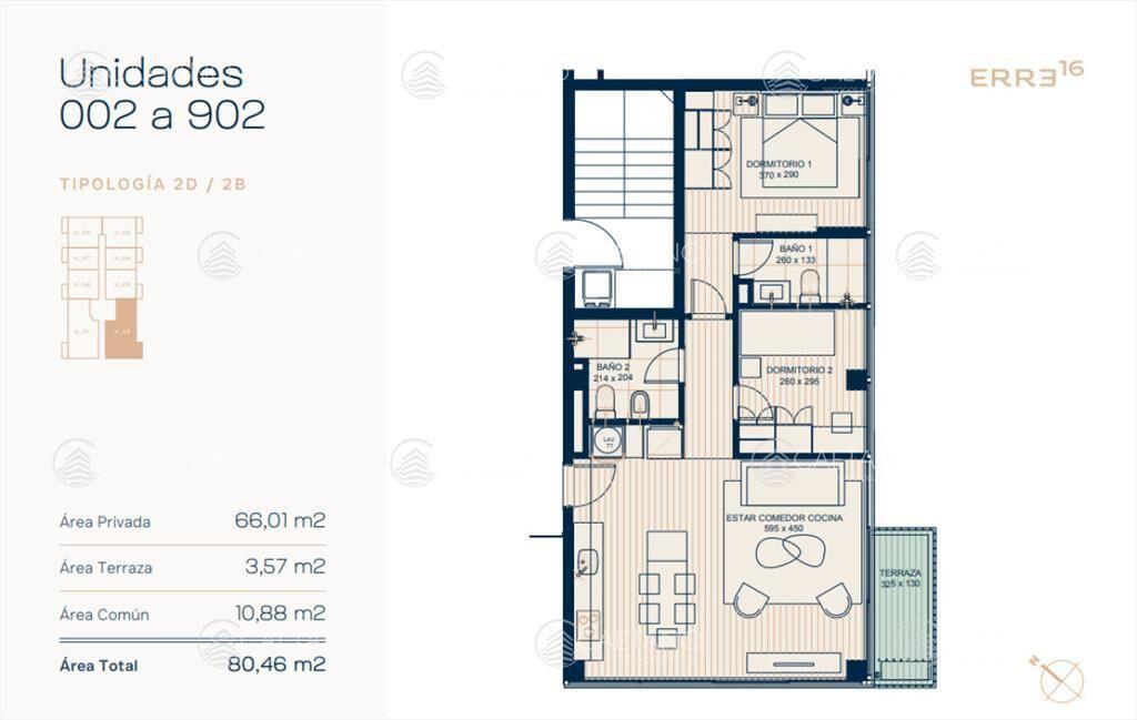 Venta apartamento 2 dormitorios. Roosevelt, Punta