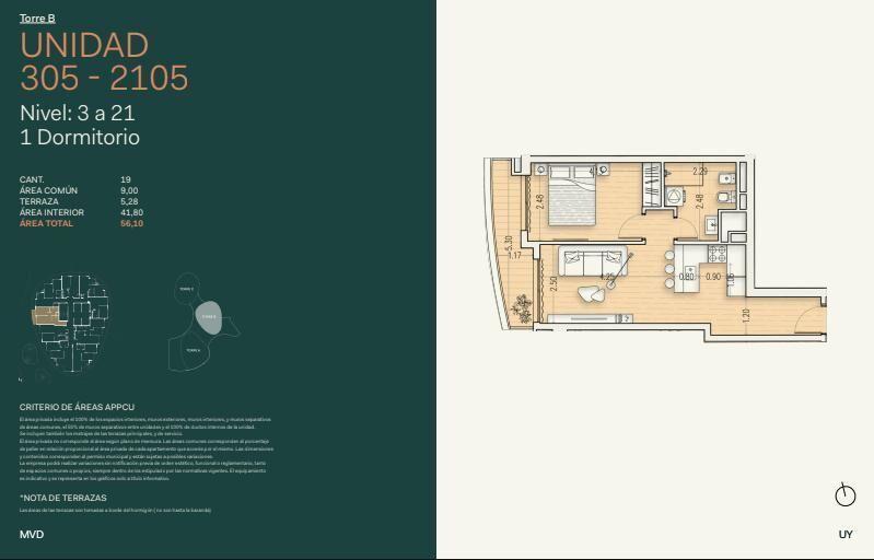 Venta Apartamento 1 Dormitorio en La Blanqueada